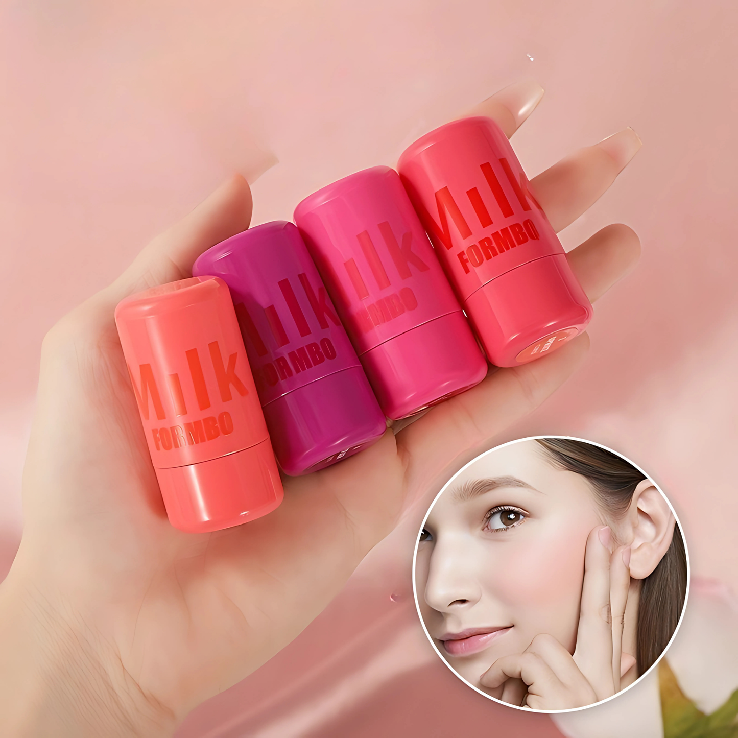Maquiagem Baton e Blush Jelly