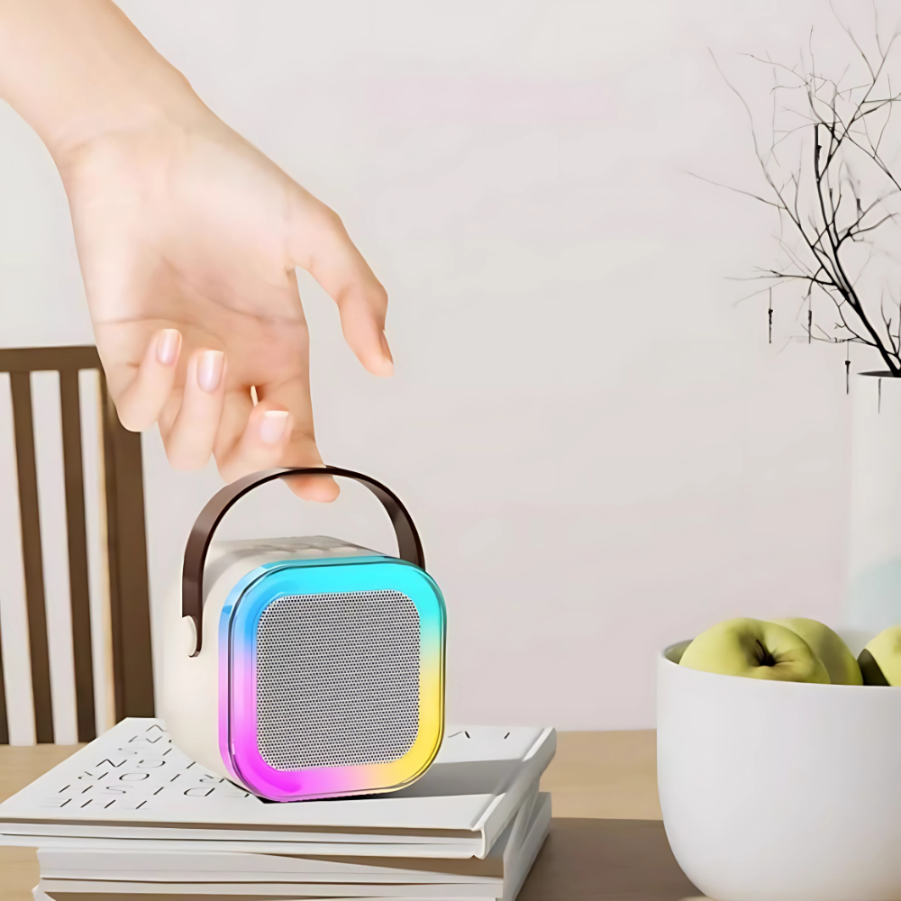 Karaokê Portátil VoicePro [Com 2 Microfone]