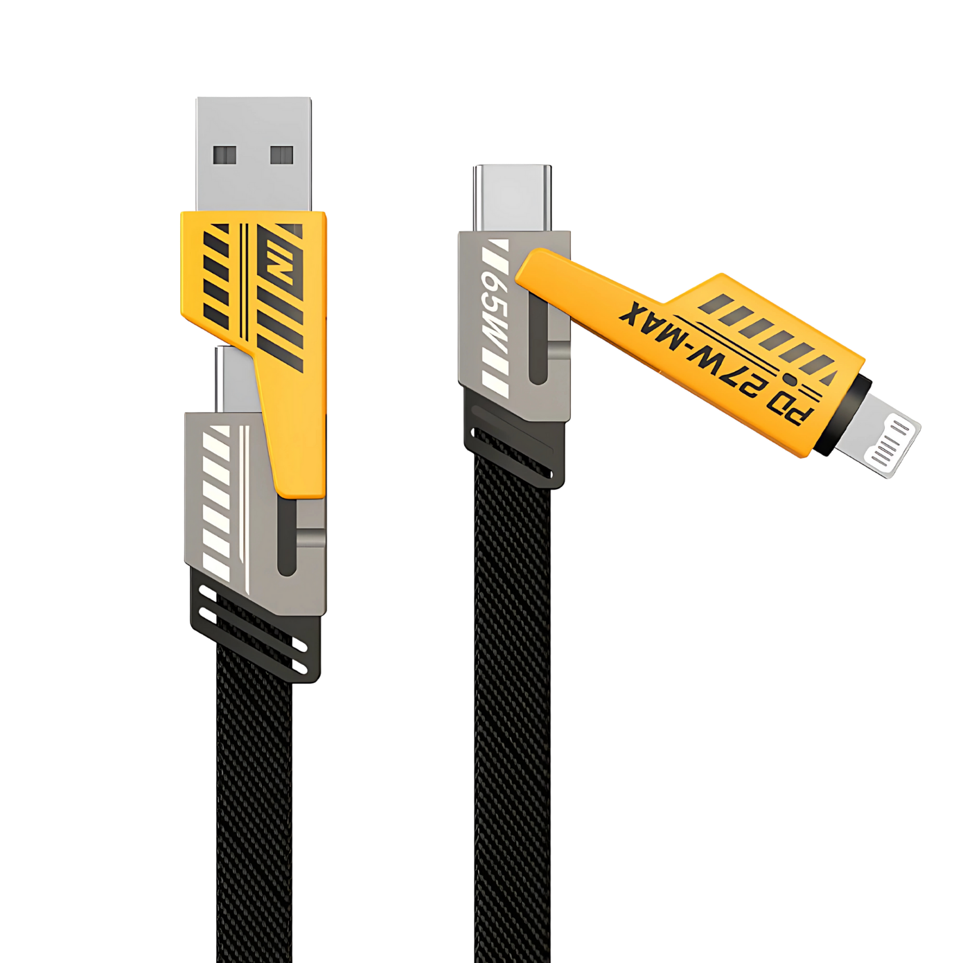 Cabo Multifuncional 4 em 1 Multi USB  [Grátis Um Carregador 120w]