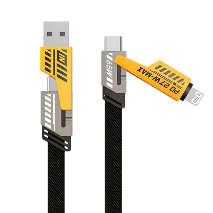 Cabo Multifuncional 4 em 1 Multi USB  [Grátis Um Carregador 120w]
