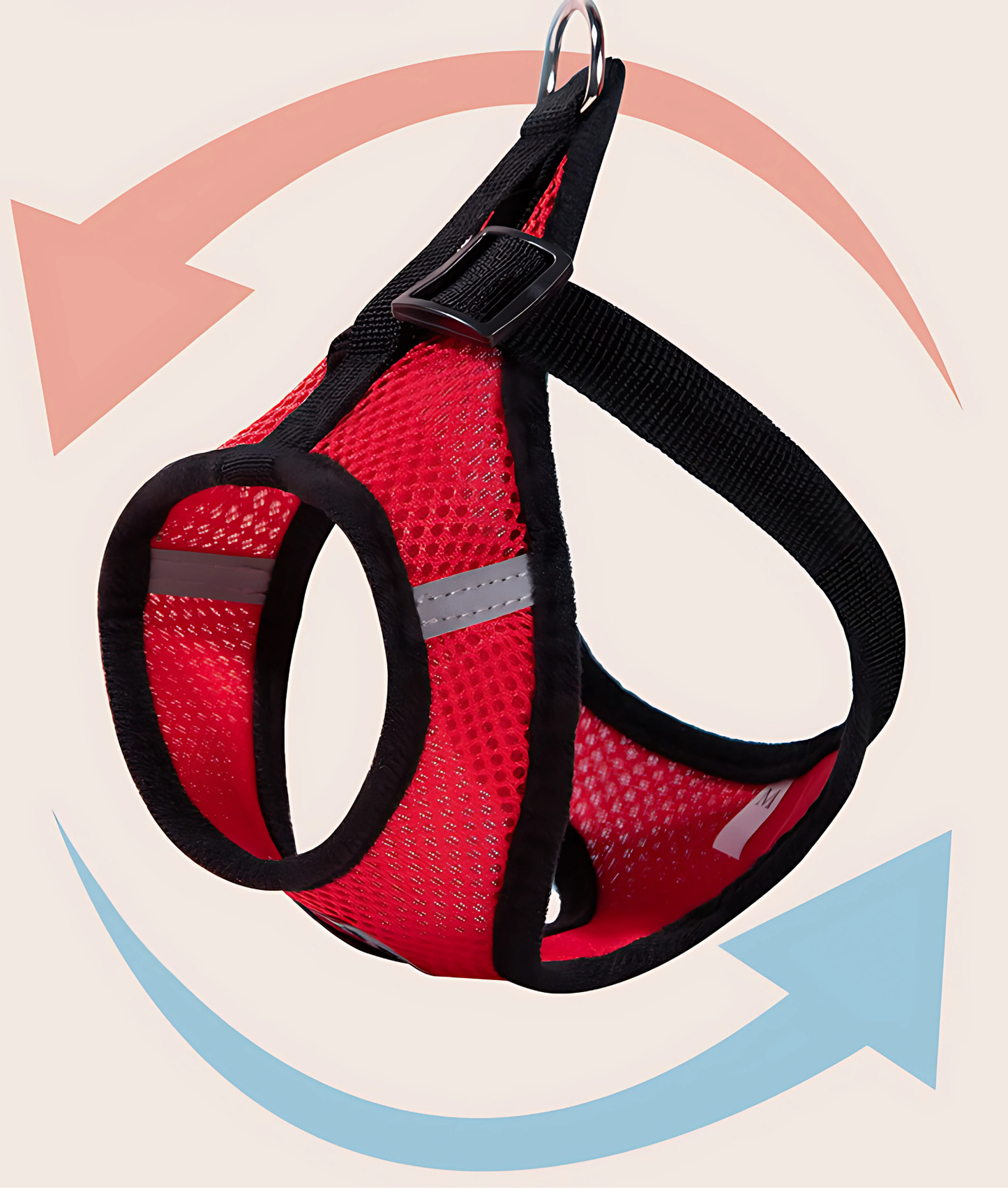 Coleira Peitoral Reflexível Respirável Vest [Compre 1 Leve 2]