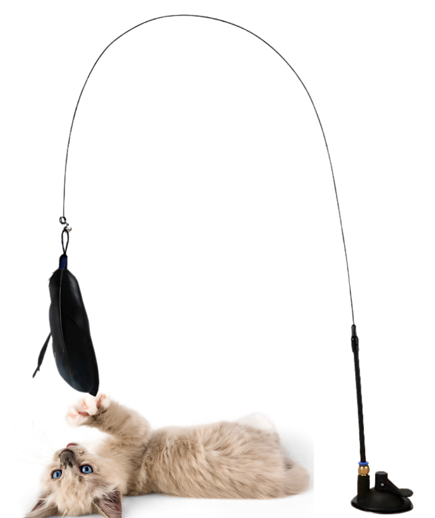 Brinquedo Interativo Pena para Gatos Hands Free [Compre 1 e Leve 2]
