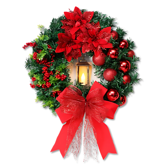 Guirlanda Natalina ChristmasGarland  [Diâmetro de 40cm]