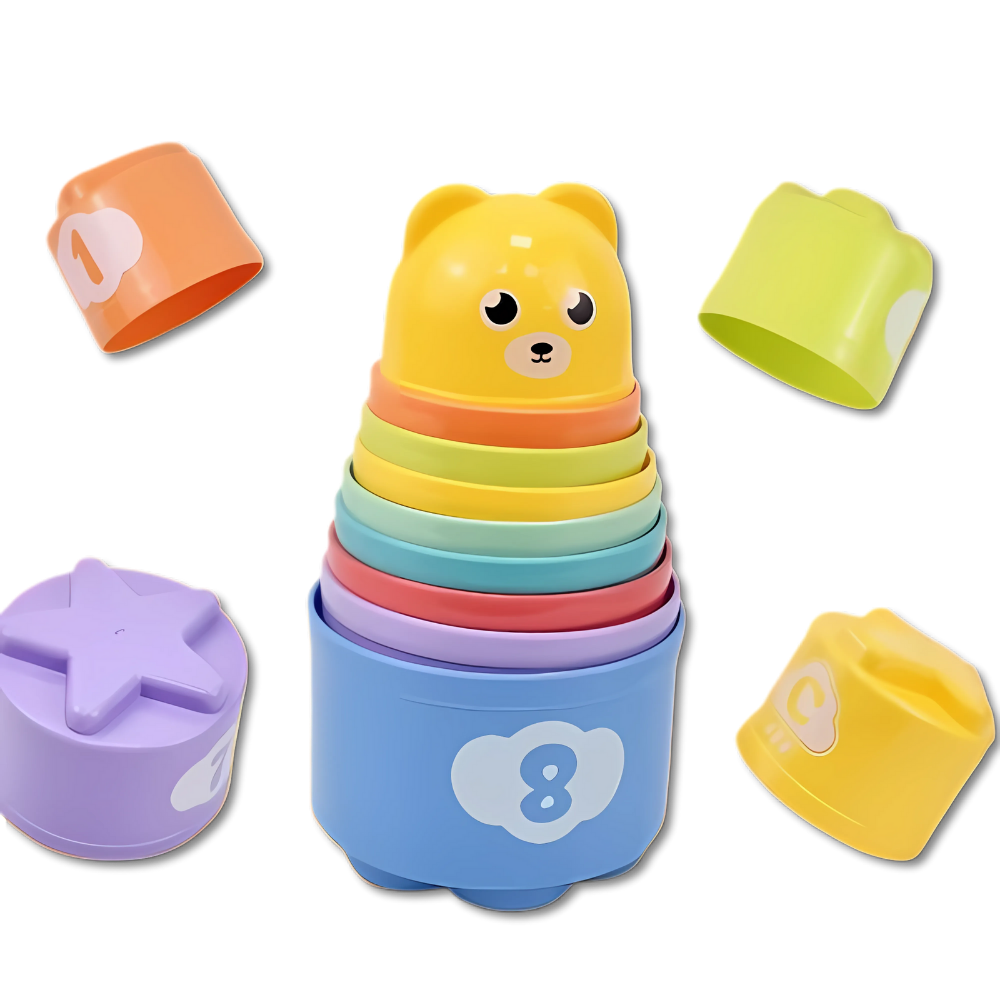Kit Brinquedo Educativo de Empilhar Kids