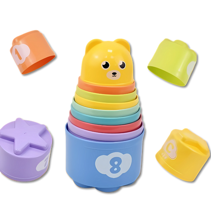 Kit Brinquedo Educativo de Empilhar Kids