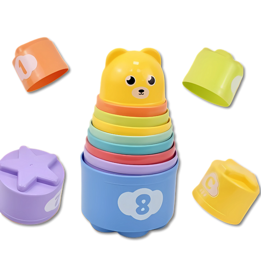 Kit Brinquedo Educativo de Empilhar Kids