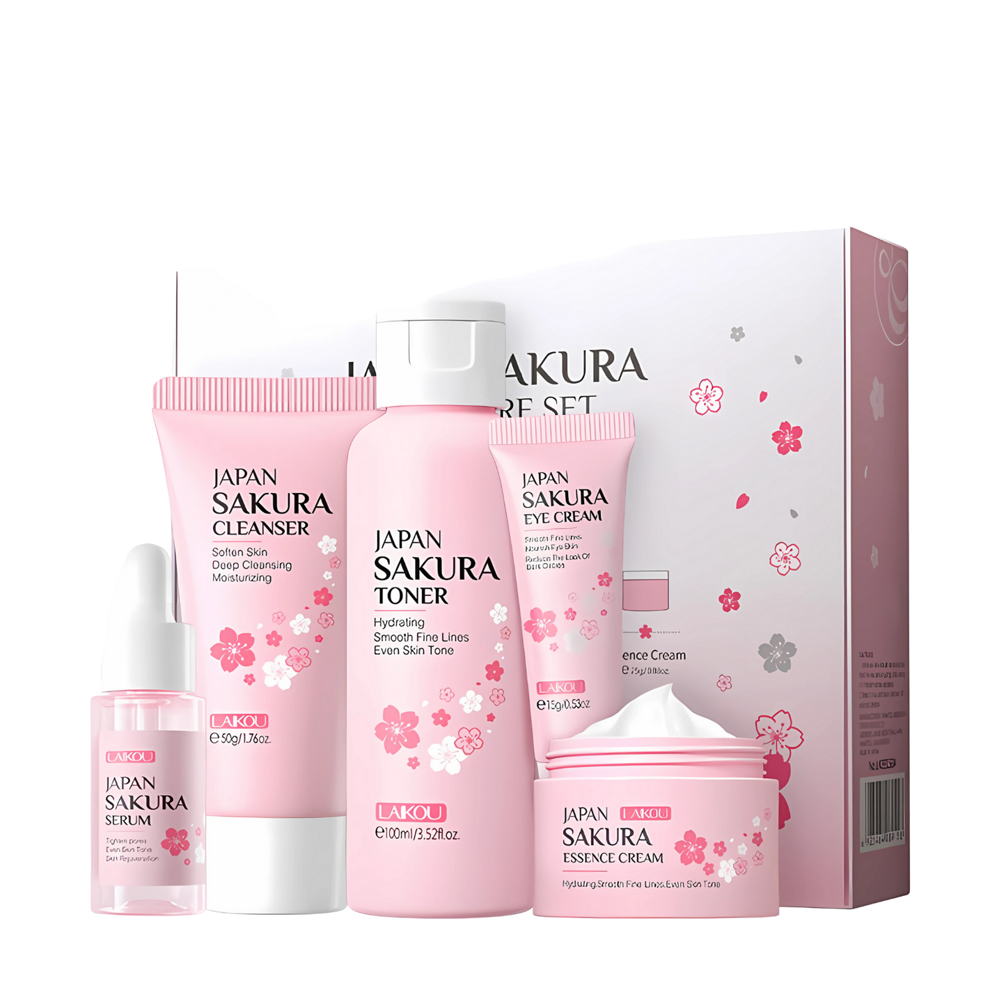 Kit Skin Care Facial Sakura [Kit com 5 Produtos]