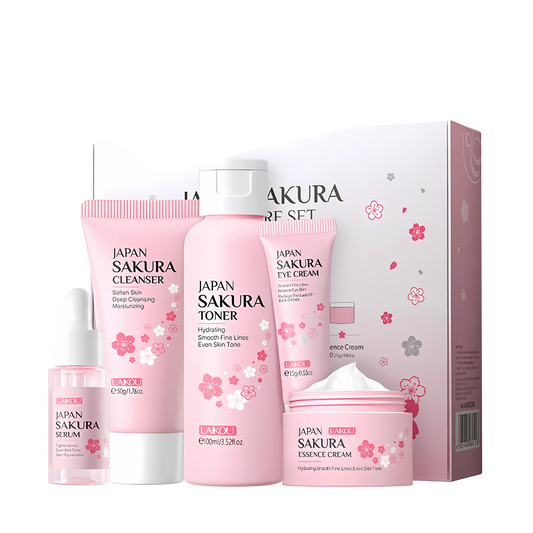 Kit Skin Care Facial Sakura [Kit com 5 Produtos]