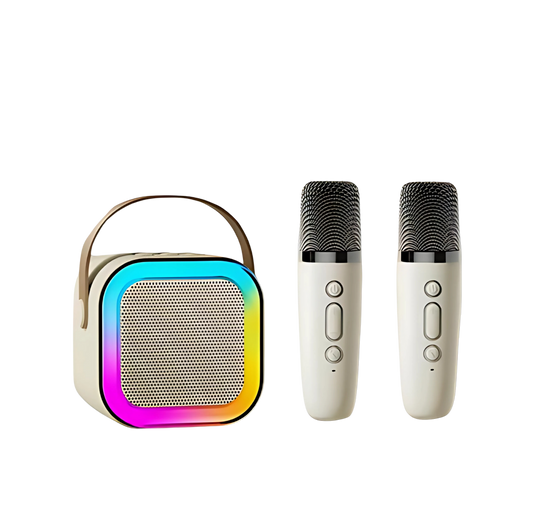 Karaokê Portátil VoicePro [Com 2 Microfone]