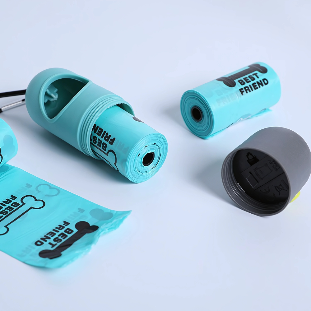 Kit Higiênico 2 Em 1 Cata Caca EcoBag [Com Lanterna Embutida]