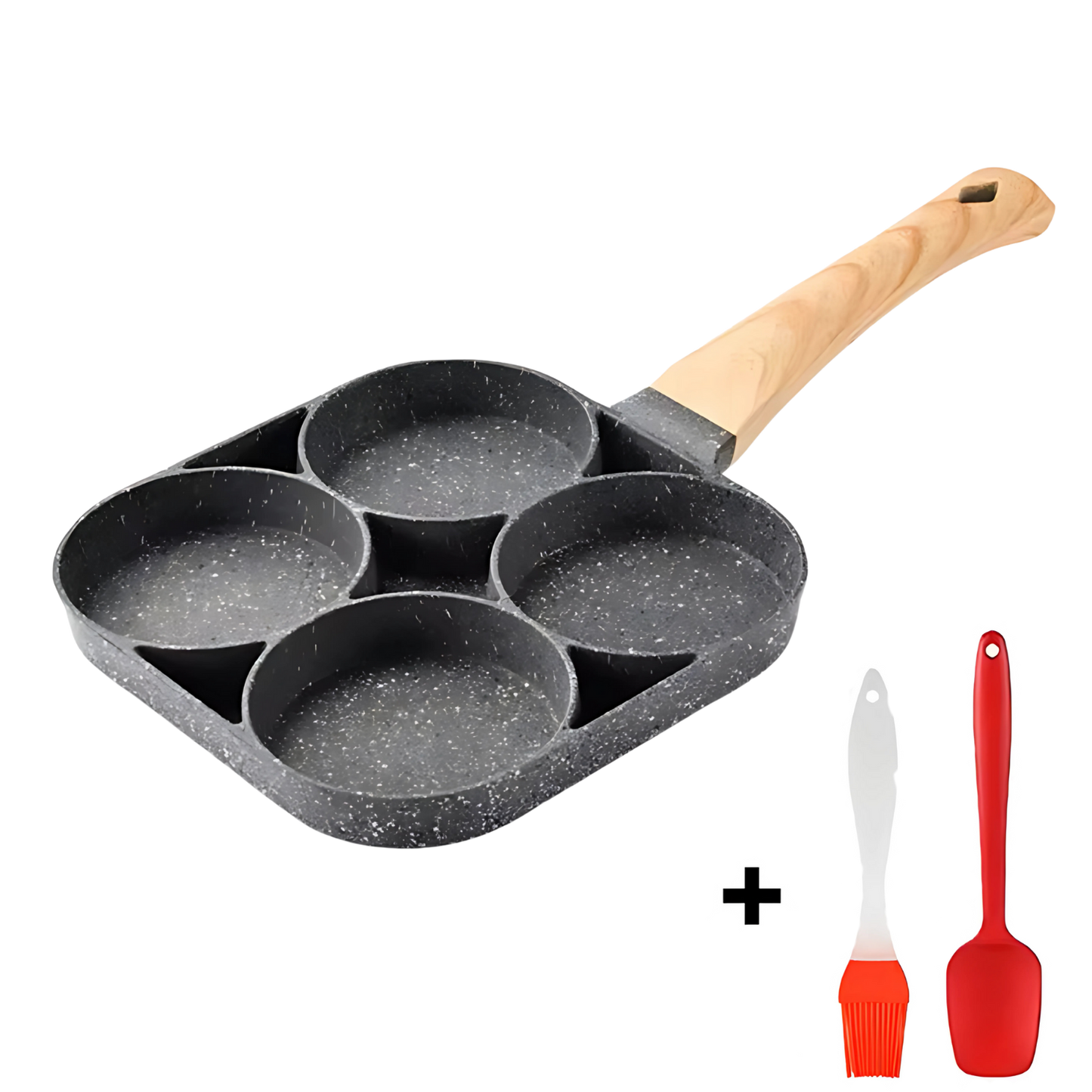 Frigideira Antiaderente Breakfast [Grátis Um Kit Talheres]