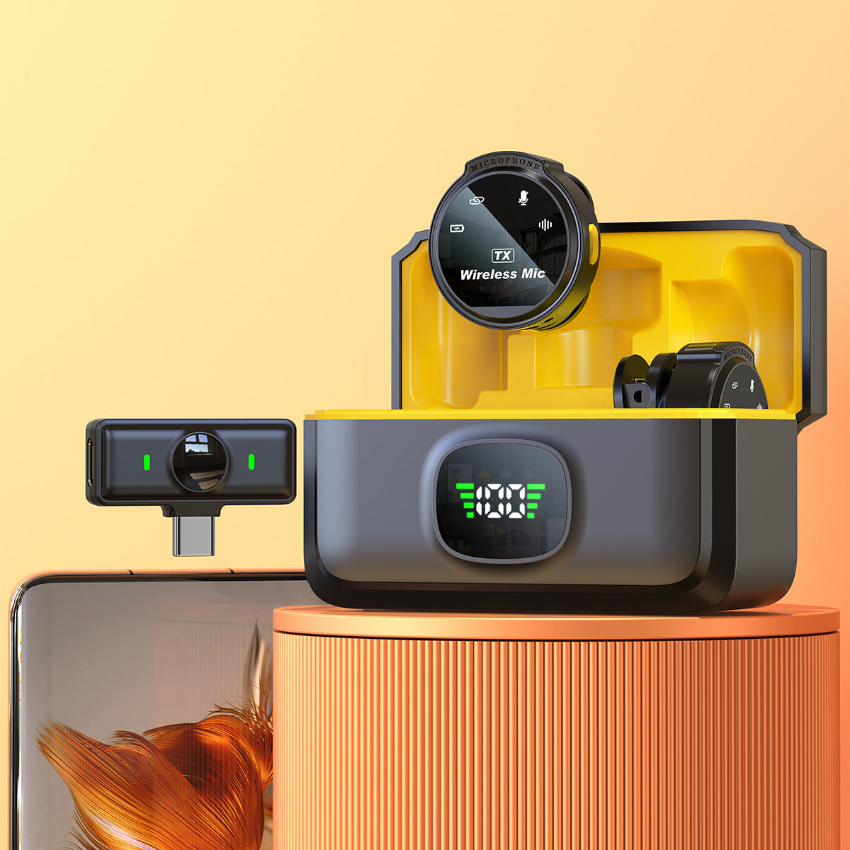 Microfone Lapela Sem Fio Good Sound J6