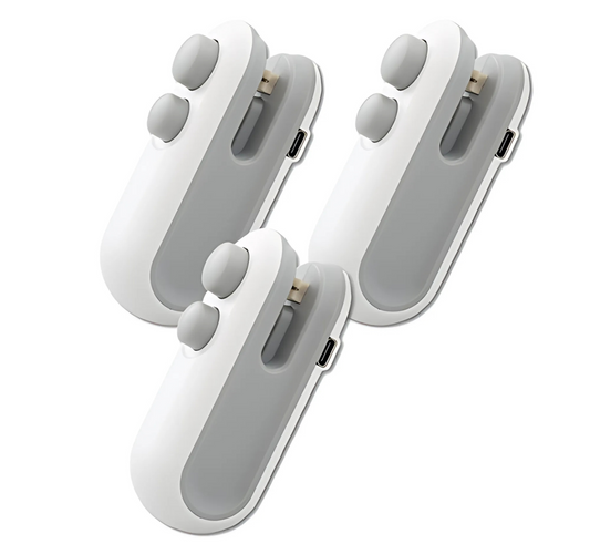 Seladora Portátil 2 em 1 Snacks Sealer [Compre 2 e Leve 3]
