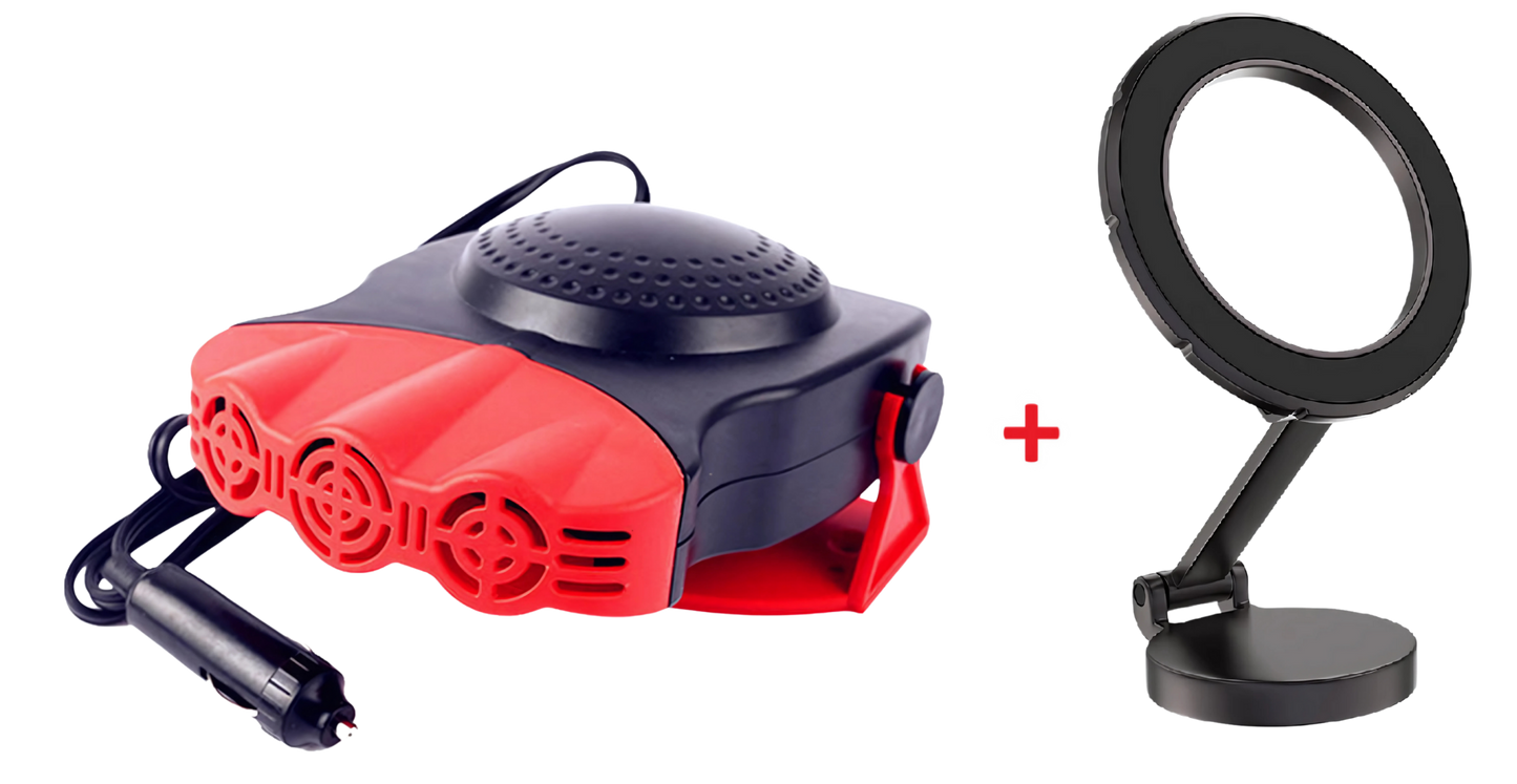 Aquecedor de Carro Hot Air [Birnde Suporte Celular Prata ou Preto]