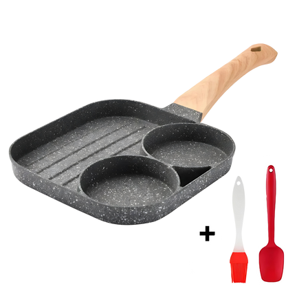 Frigideira Antiaderente Breakfast [Grátis Um Kit Talheres]