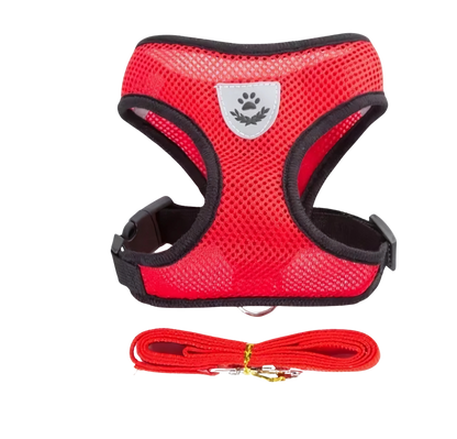 Coleira Peitoral Reflexível Respirável Vest [Compre 1 Leve 2]