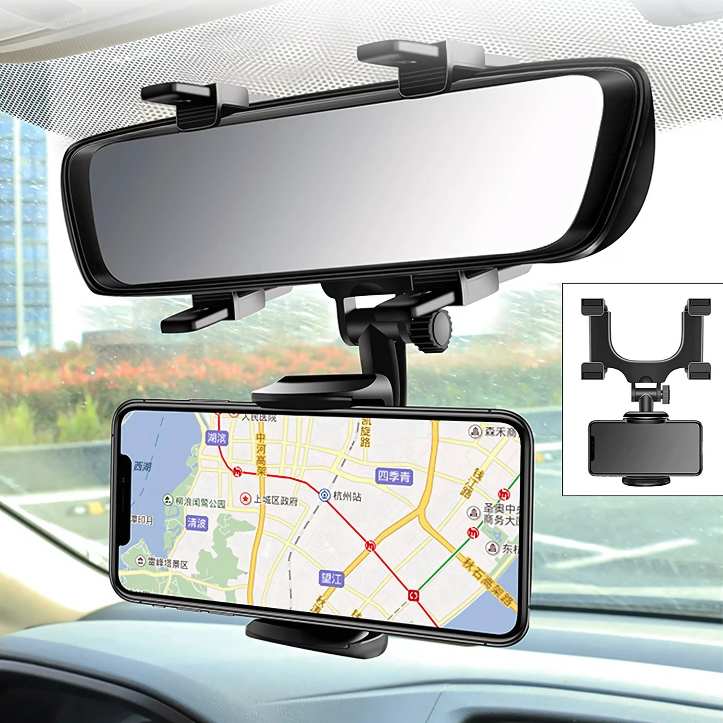 Suporte De Retrovisor Para Celular MirrorHold [Compre 1 e Leve2]
