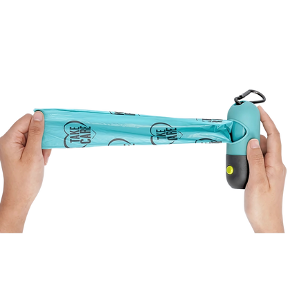 Kit Higiênico 2 Em 1 Cata Caca EcoBag [Com Lanterna Embutida]