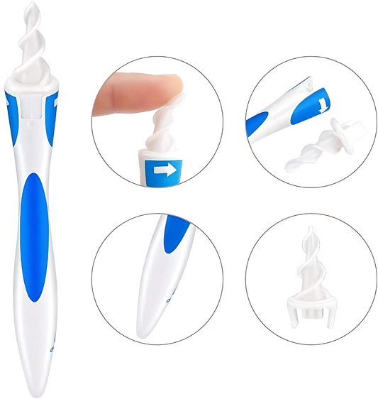 Limpador de Ouvido EarClean [Grátis Kit Com 16 Unidades de Silicone]