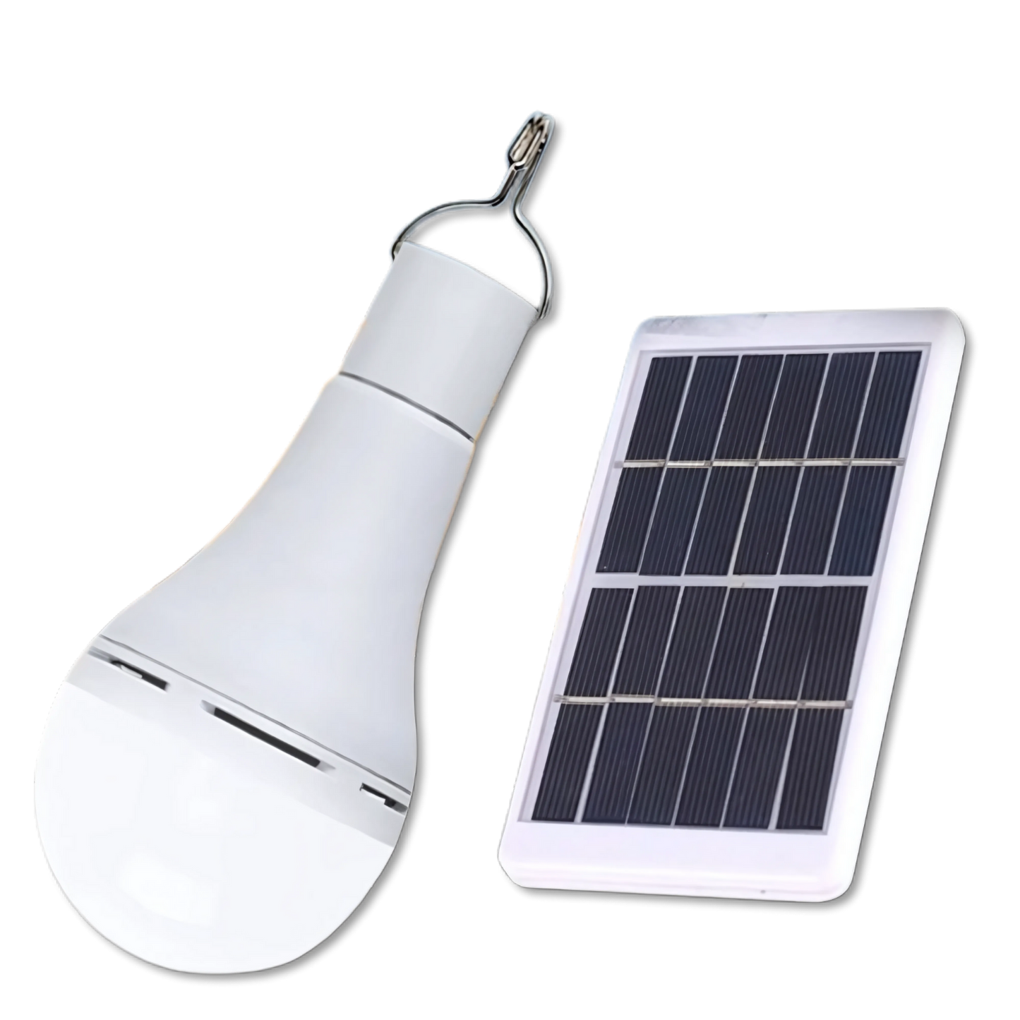 Lâmpada com Painel Carregador Solar Energy