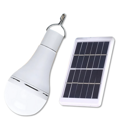 Lâmpada com Painel Carregador Solar Energy