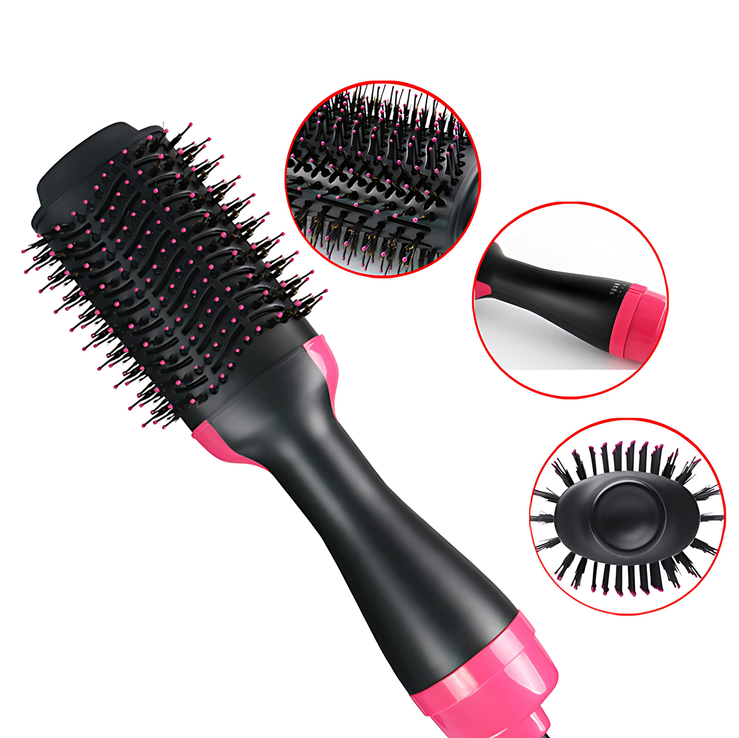 Escova Secadora de Cabelo Perfect Hair 2 Em 1 [Jogo De Escova de Brinde]
