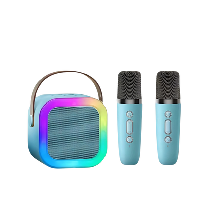 Karaokê Portátil VoicePro [Com 2 Microfone]