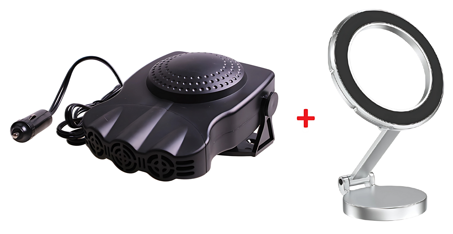 Aquecedor de Carro Hot Air [Birnde Suporte Celular Prata ou Preto]
