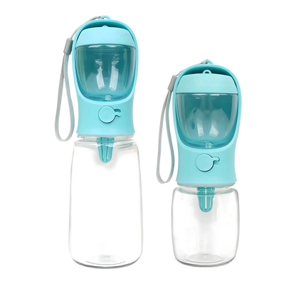 Garrafa de Água com Dispenser de Comida Portable