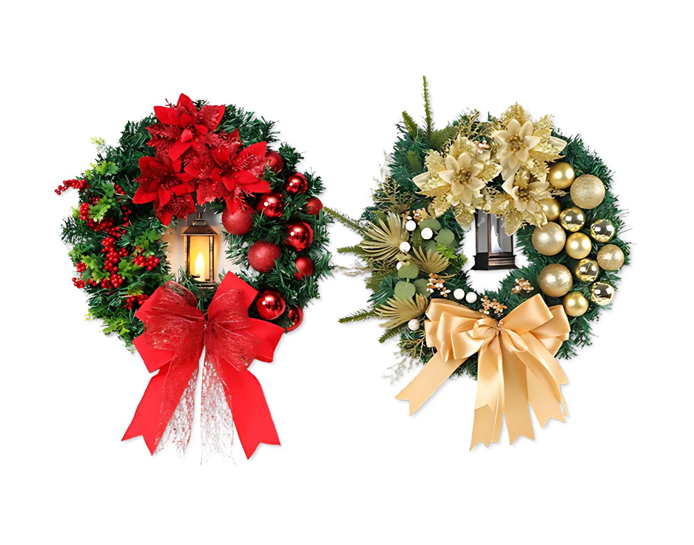 Guirlanda Natalina ChristmasGarland  [Diâmetro de 40cm]