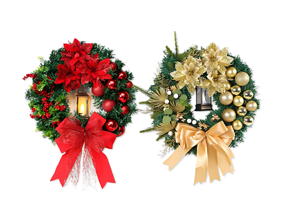 Guirlanda Natalina ChristmasGarland  [Diâmetro de 40cm]