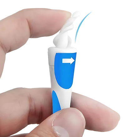 Limpador de Ouvido EarClean [Grátis Kit Com 16 Unidades de Silicone]