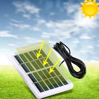 Lâmpada com Painel Carregador Solar Energy