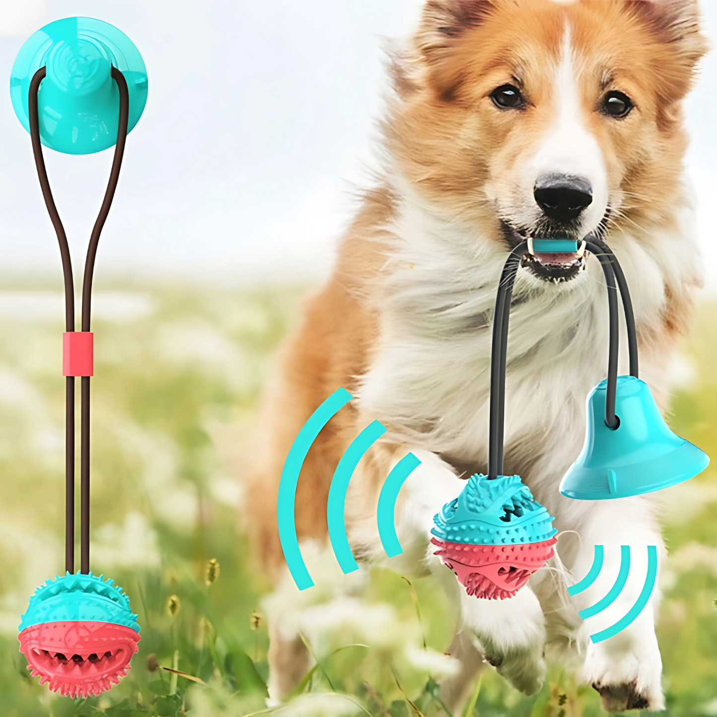 Brinquedo Pull Ball com Ventosa