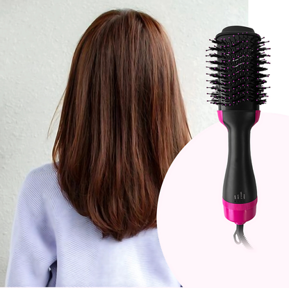 Escova Secadora de Cabelo Perfect Hair 2 Em 1 [Jogo De Escova de Brinde]