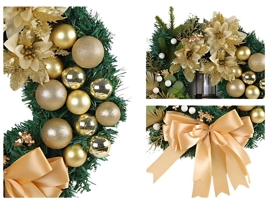 Guirlanda Natalina ChristmasGarland  [Diâmetro de 40cm]
