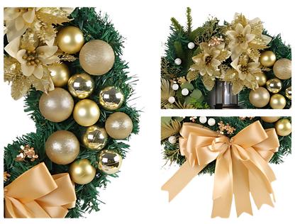 Guirlanda Natalina ChristmasGarland  [Diâmetro de 40cm]