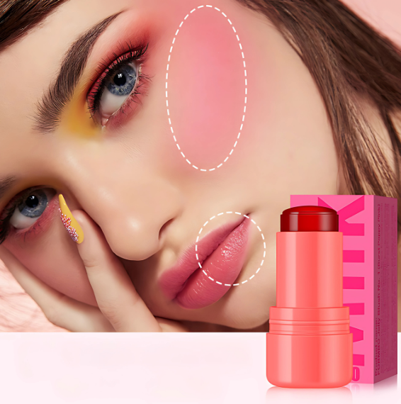 Maquiagem Baton e Blush Jelly