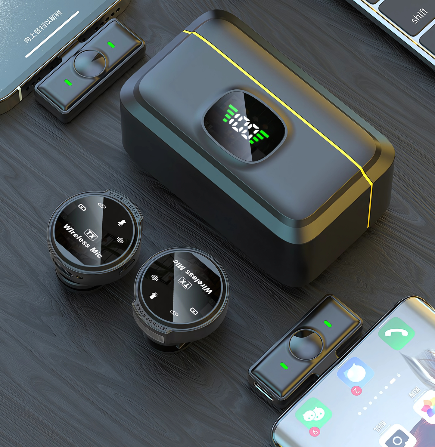 Microfone Lapela Sem Fio Good Sound J6