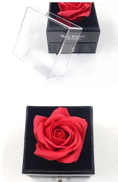 Caixa de Jóias Rosa Eterna Forever