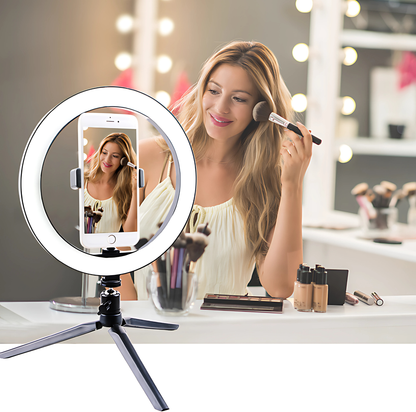 Ring Light Tripé de Mesa Support