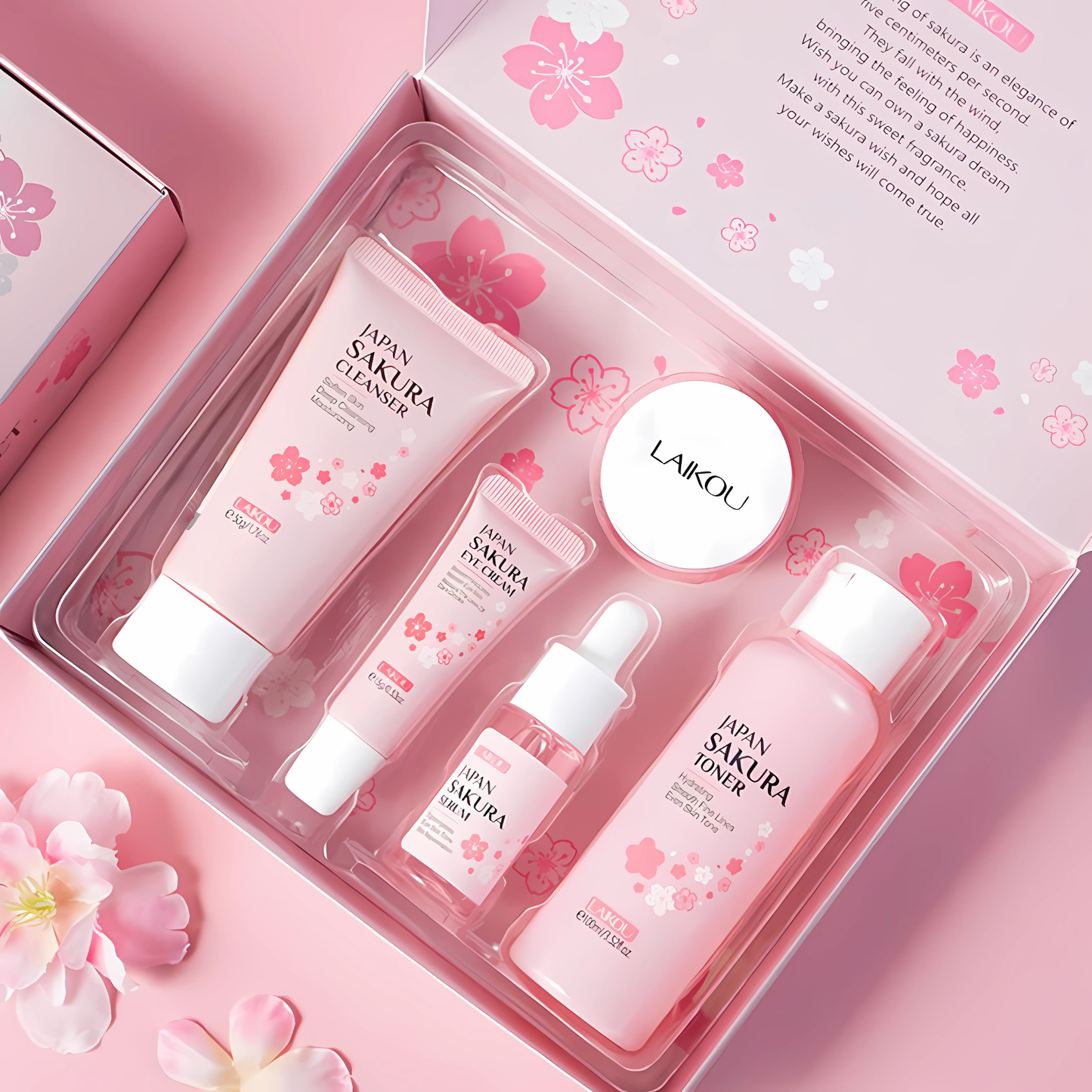 Kit Skin Care Facial Sakura [Kit com 5 Produtos]
