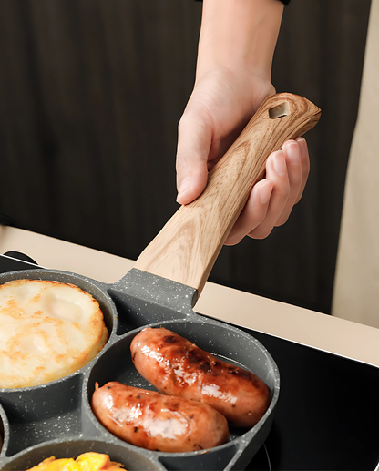 Frigideira Antiaderente Breakfast [Grátis Um Kit Talheres]