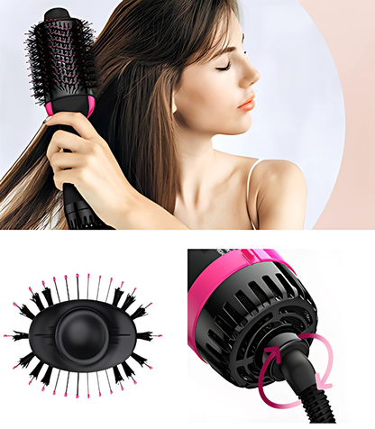 Escova Secadora de Cabelo Perfect Hair 2 Em 1 [Jogo De Escova de Brinde]