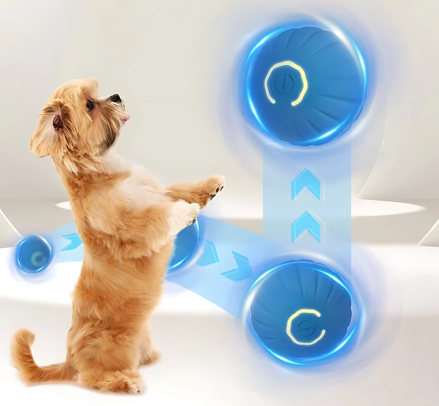 Bola Móvel Inteligente para Pets Jump Ball