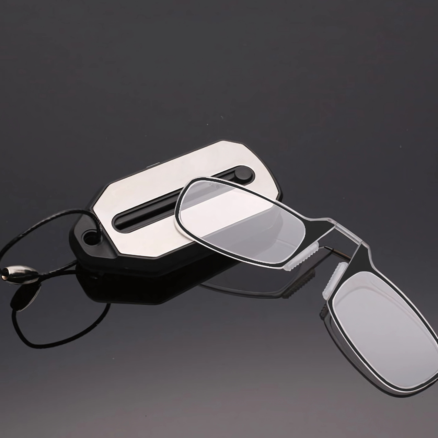 Mini Óculos Chaveiro de Leitura Dobrável Clip Glass