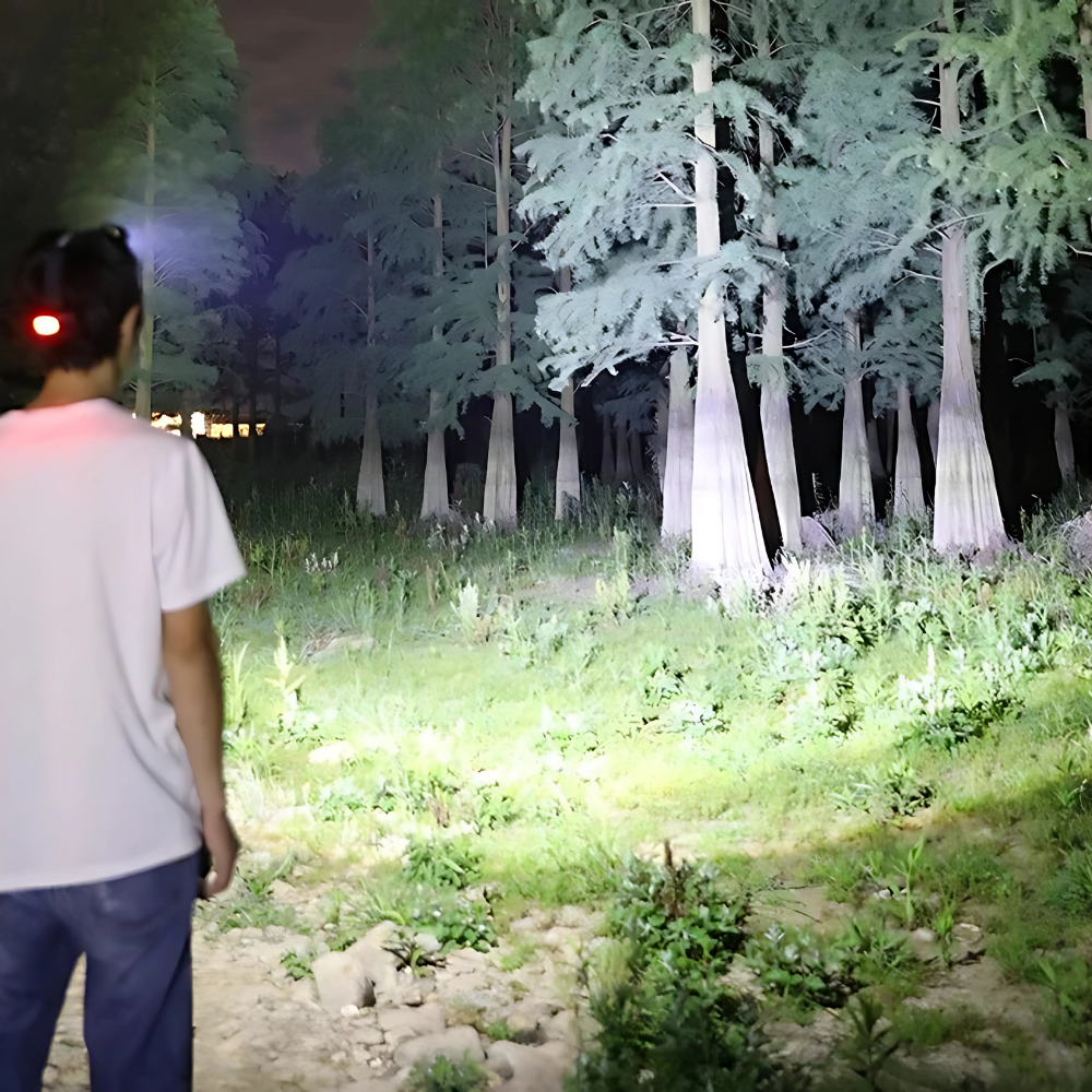 Lanterna de Cabeça Zoom Head Light [Acionamento Por Movimento]
