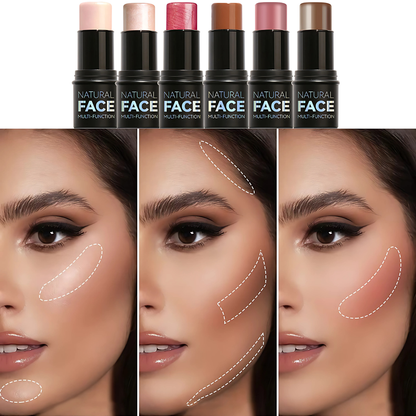 Sticks Natural Face Blush 3D Pro [Kit com 6 Unidades]