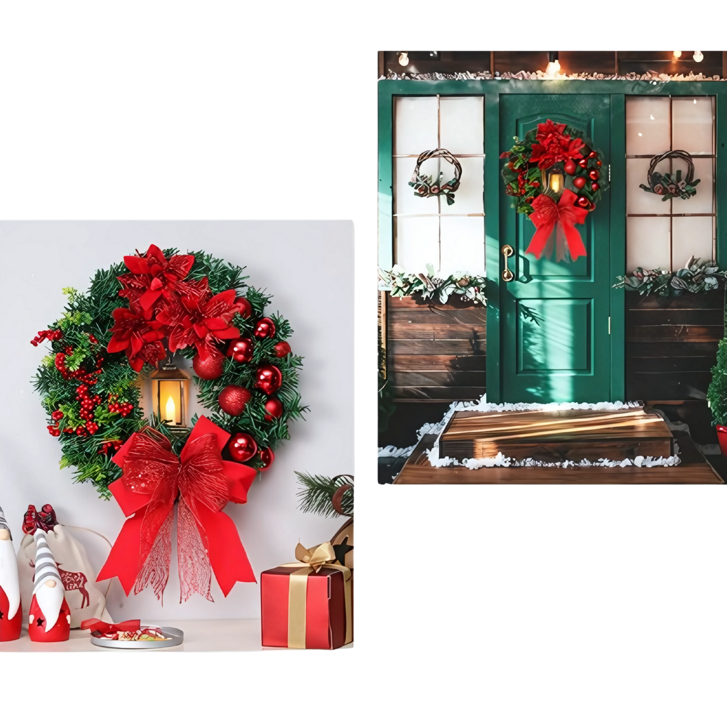 Guirlanda Natalina ChristmasGarland  [Diâmetro de 40cm]