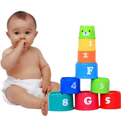 Kit Brinquedo Educativo de Empilhar Kids